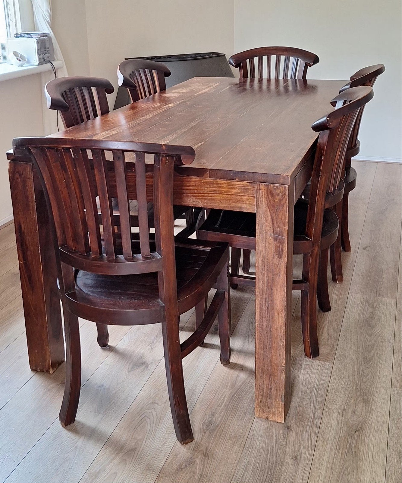 Eethoek, Ophalen, Gebruikt, 6 tot 8 stoelen
