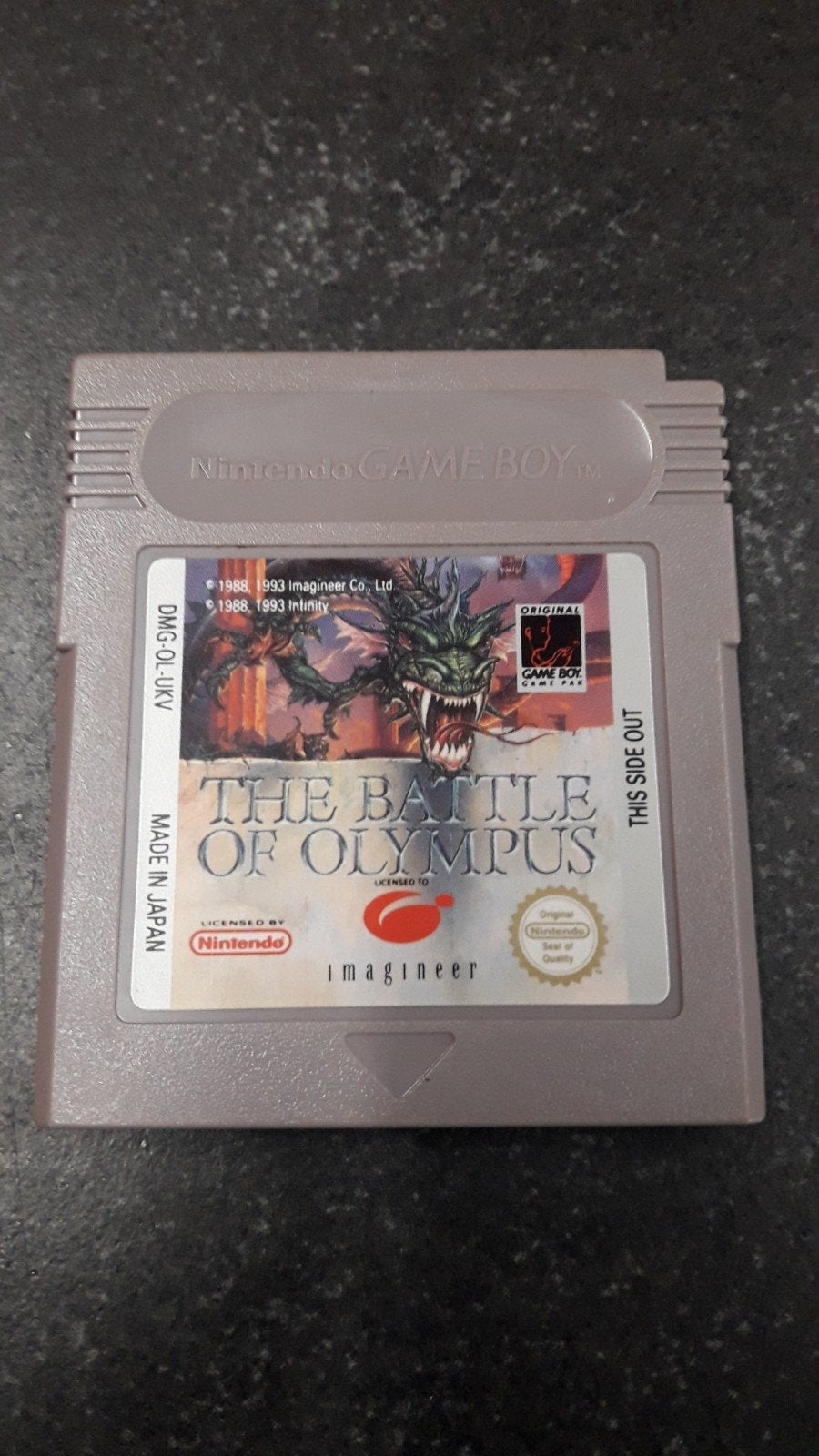 The Battle Of Olympus (GB) pal (Losse Cartridge), Avontuur en Actie, 1 speler, Ophalen of Verzenden, Zo goed als nieuw