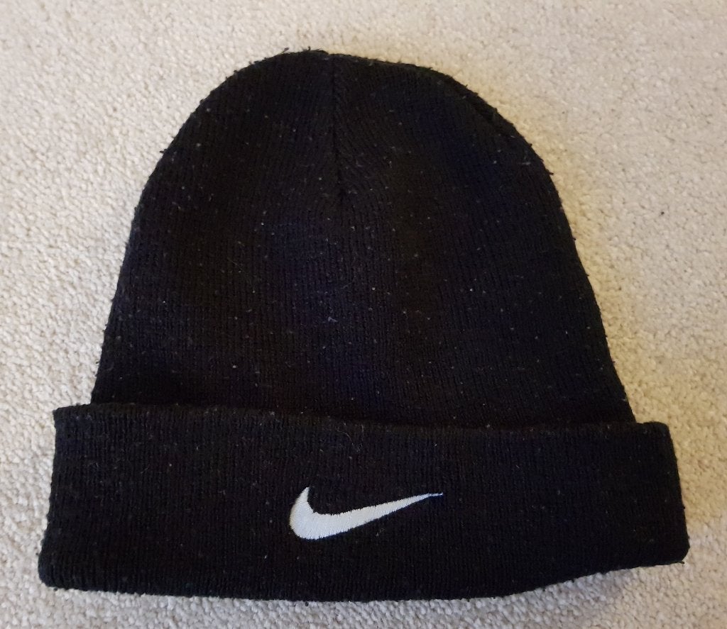 Nike muts zwart maat s merk mutsen unisex winter, Verzenden, Nike, Maat 36 (S), Gedragen