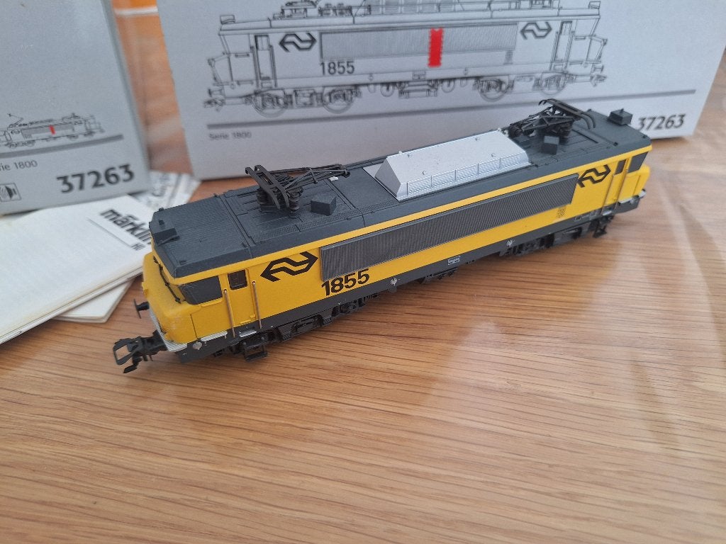 Marklin ns 1800 hoogvermogen digitaal, Ophalen, Wisselstroom, Locomotief, Märklin
