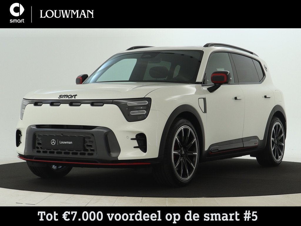 Smart #5 Brabus 100 kWh | Head-up Display | Warmtepomp | Mat, Auto's, Smart, Bedrijf, Te koop, Overige modellen, 360° camera, 4x4