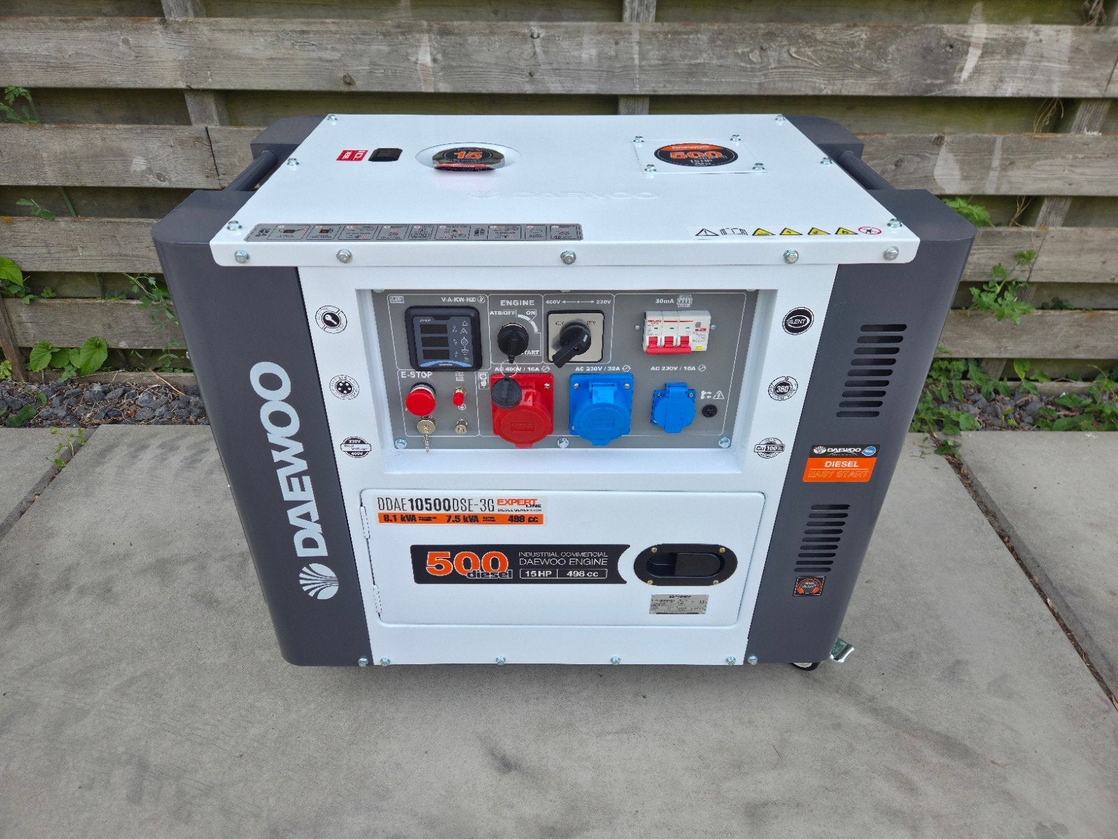 Aggregaat voor thuis | Noodstroom generator 8.1 kVA | Nieuw, Info@vlaartradingandservices.com, Nieuw, Ophalen of Verzenden, Daewoo