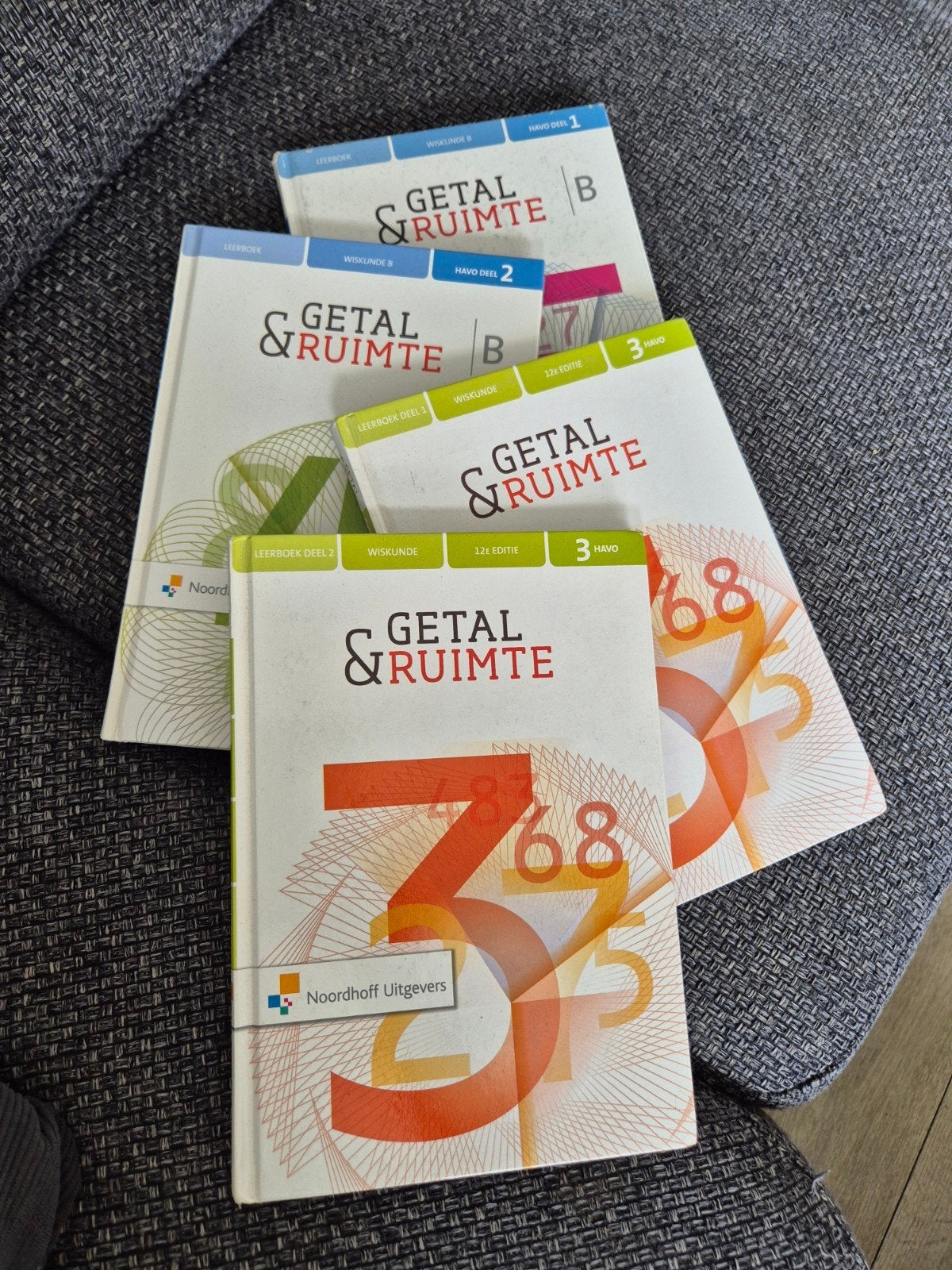 Getal & Ruimte Wiskunde HAVO deel 1, 2 en 3, Boeken, Ophalen of Verzenden, Beta, Gelezen