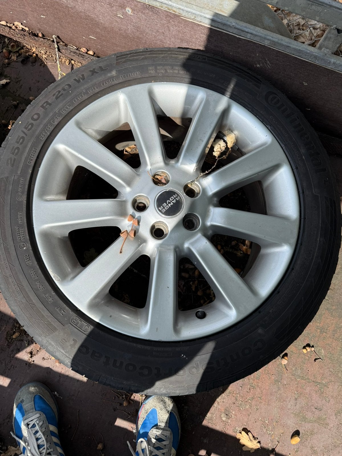 Range Rover L322 Supercharged wielset, Auto-onderdelen, Banden en Velgen, Gebruikt, 255 mm, Banden en Velgen, Ophalen of Verzenden