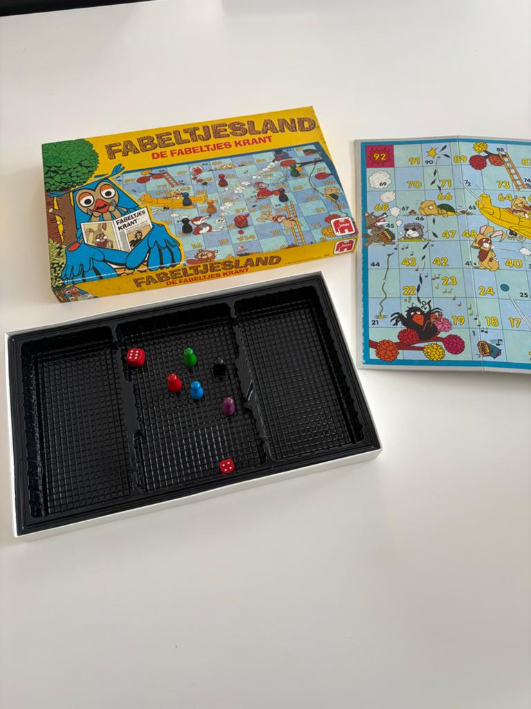 Fabeltjesland De Fabeltjes Krant Bordspel Jumbo, Een of twee spelers, Ophalen of Verzenden, Gebruikt