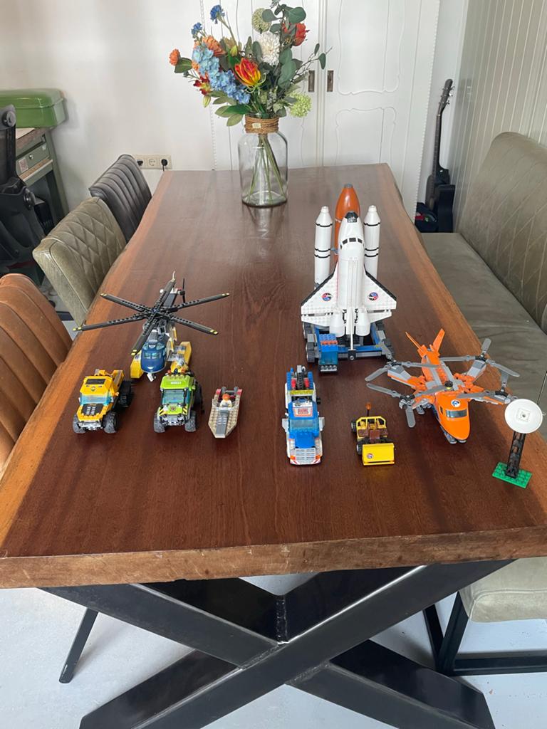 Lego City sets met helikopters, ruimtevaart en voertuigen, Ophalen of Verzenden