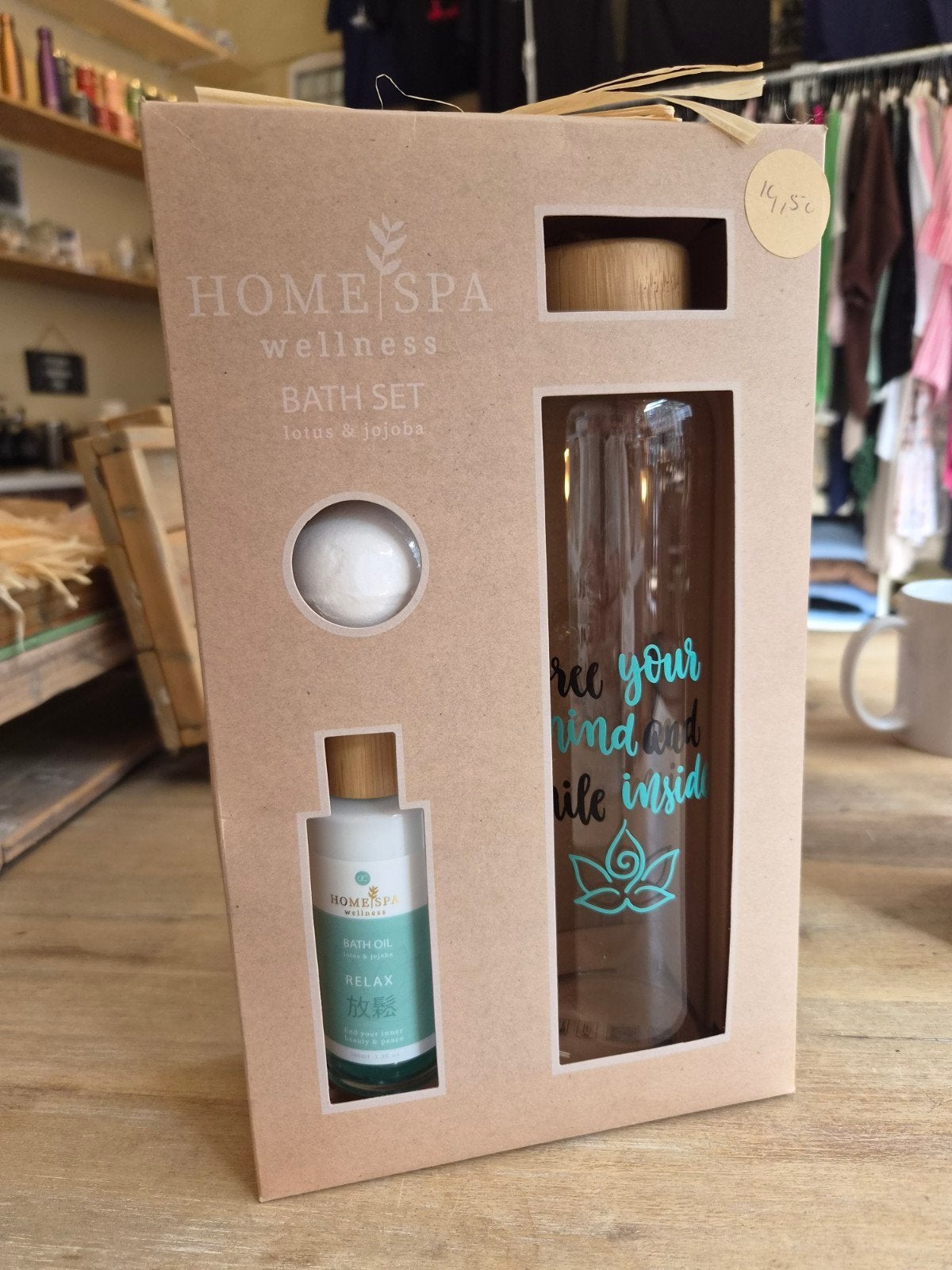 Home Spa Wellness Badset Lotus & Jojoba, Ophalen of Verzenden, Nieuw, Bad & Douche