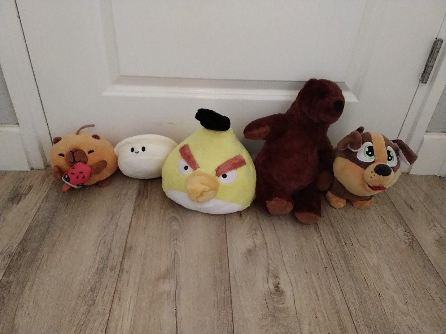 5 zo goed als nieuwe knuffels van 20 cm, Ophalen