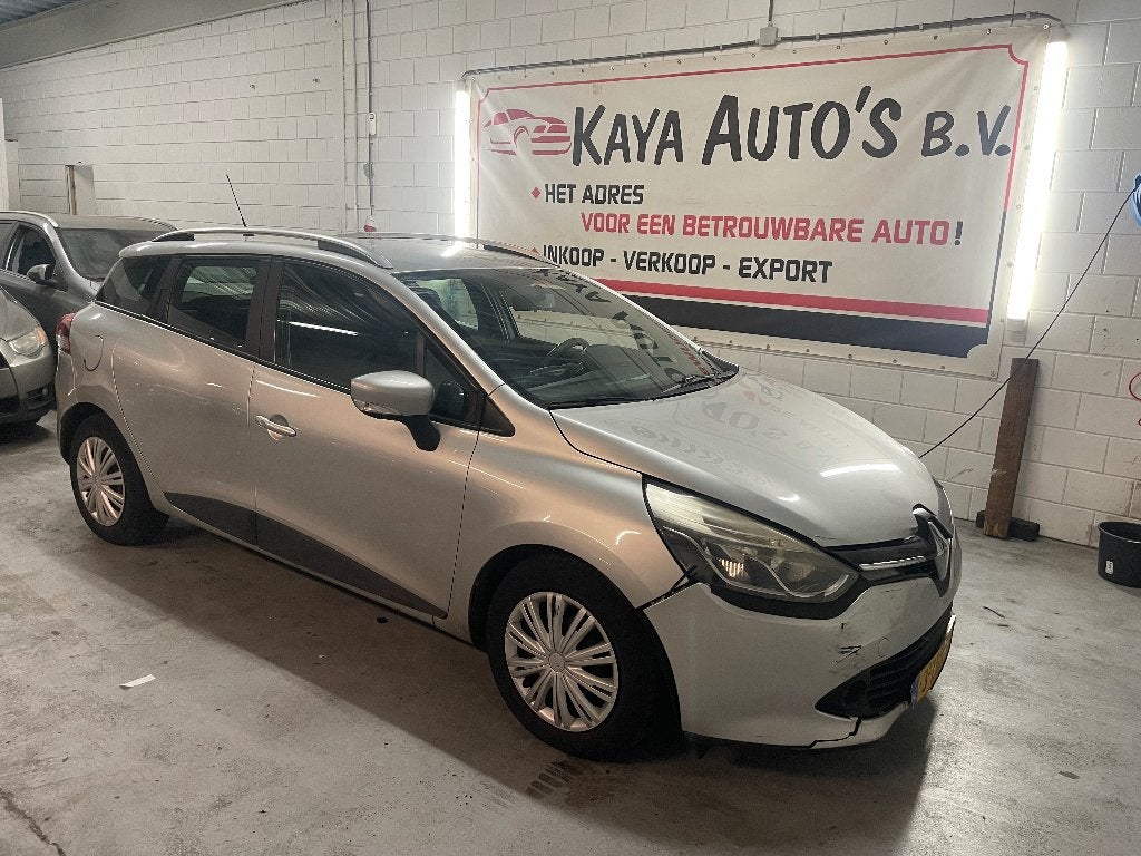 Renault Clio 1.5 DCI 66KW Estate 2014 Grijs, Voorwielaandrijving, 4 cilinders, 1096 kg, Origineel Nederlands