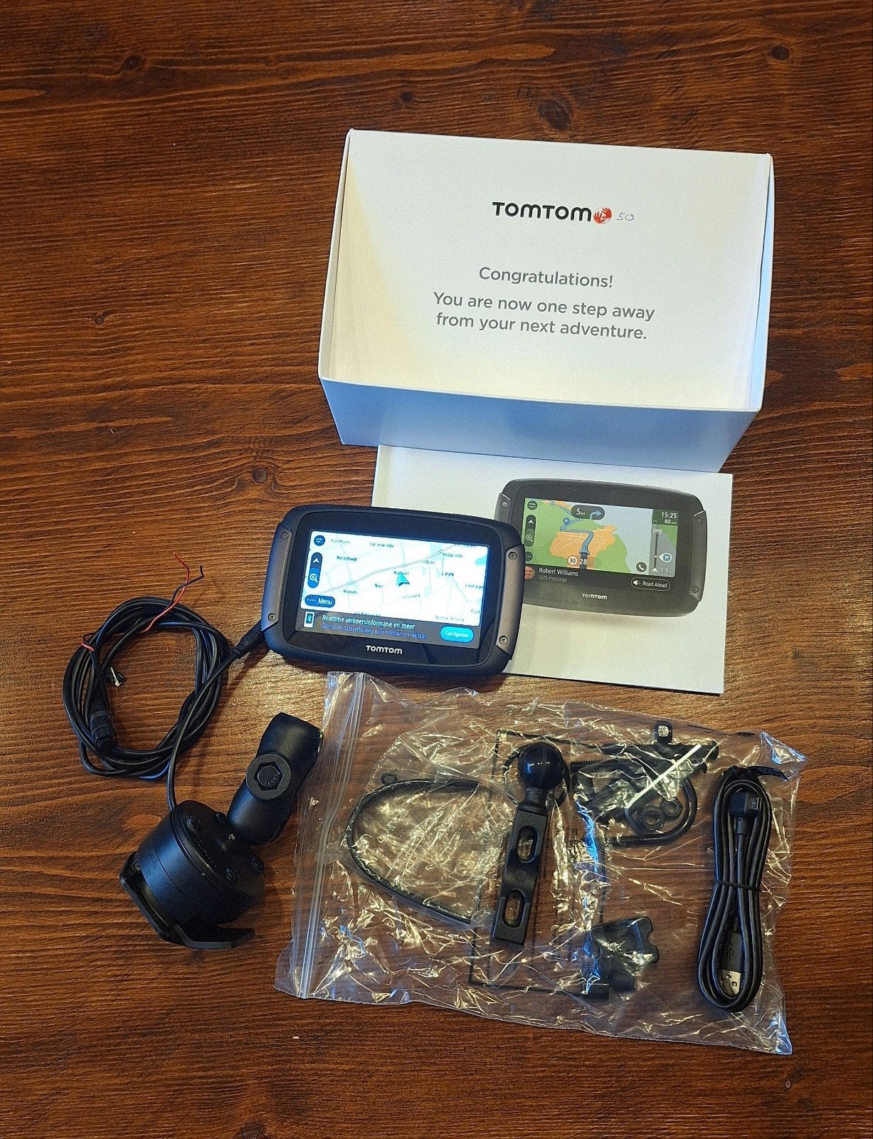 TomTom Rider 50, Motoren, Accessoires | Navigatiesystemen, Ophalen of Verzenden, Gebruikt