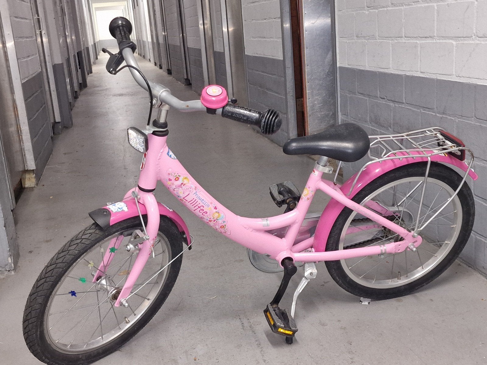 Puky Prinzessin Lillifee kinderfiets 18 inch, Ophalen, Terugtraprem, Puky, 16 tot 20 inch