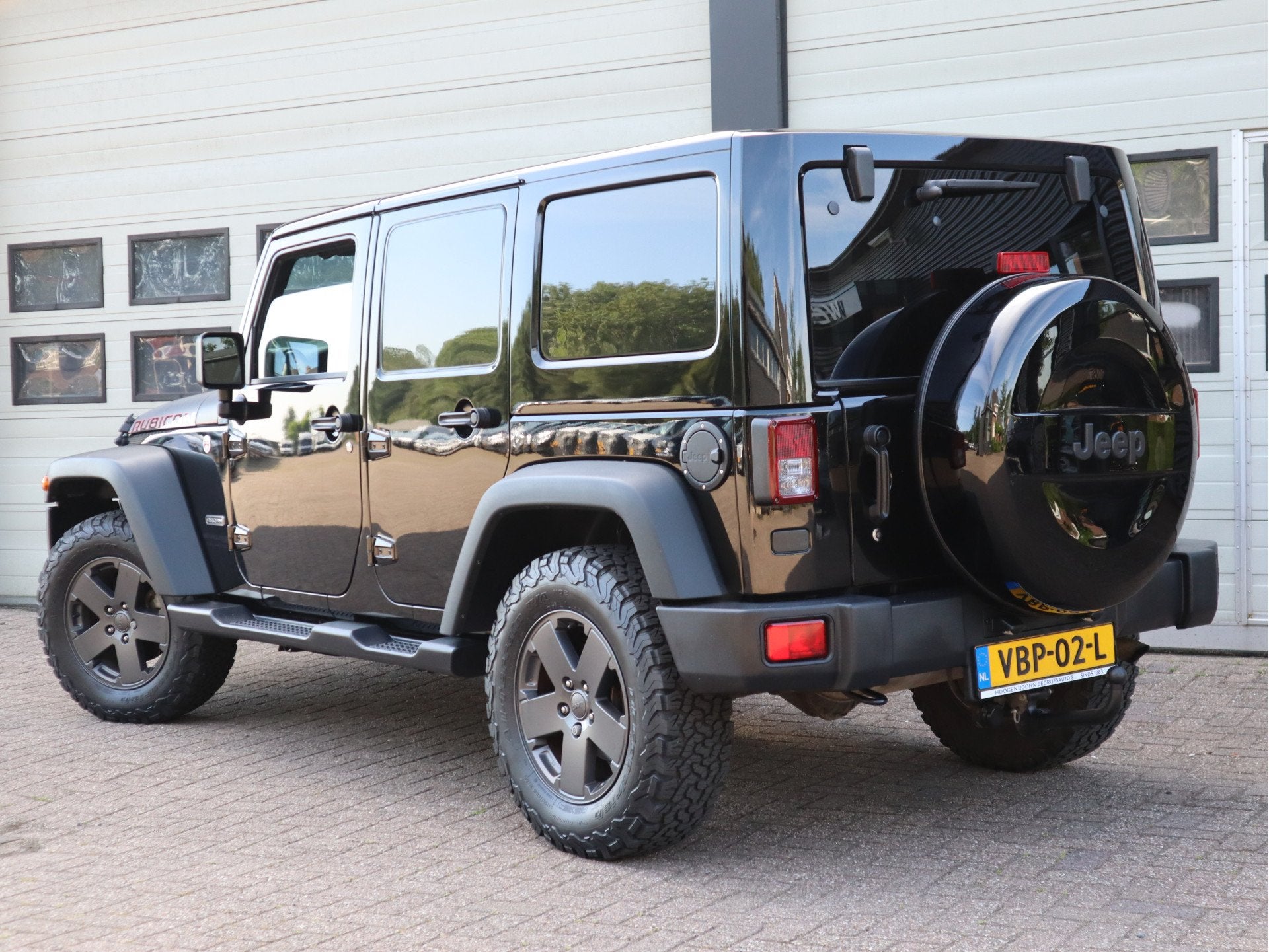 Jeep Wrangler 2.8 CRD 200pk Euro 6 Rubicon Recon - Grijs ken, Gebruikt, 4 cilinders, Zwart, Bedrijf