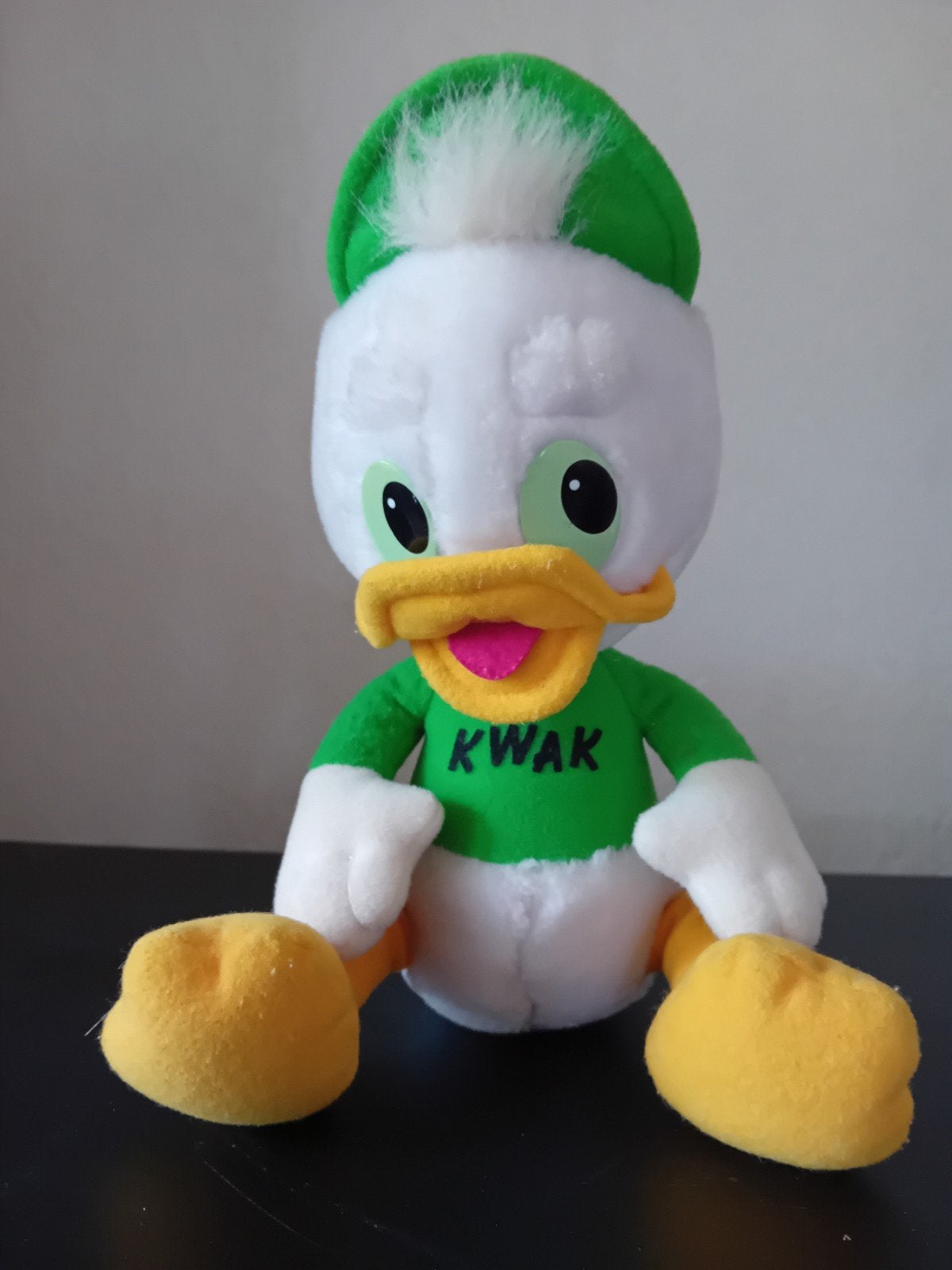 23 cm Kwik of kwek of kwak 1986 knuffel, Verzenden, Winnie de Poeh of vrienden, Zo goed als nieuw, Knuffel