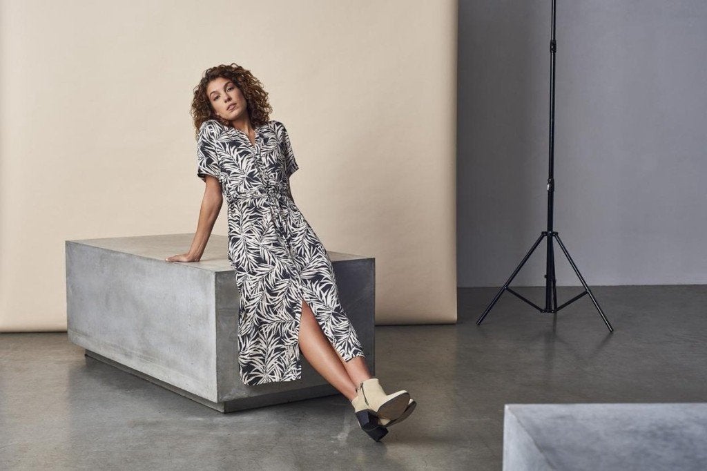 jurk &Co, Kleding | Dames, &Co Woman, Zo goed als nieuw, Maat 36 (S), Onder de knie