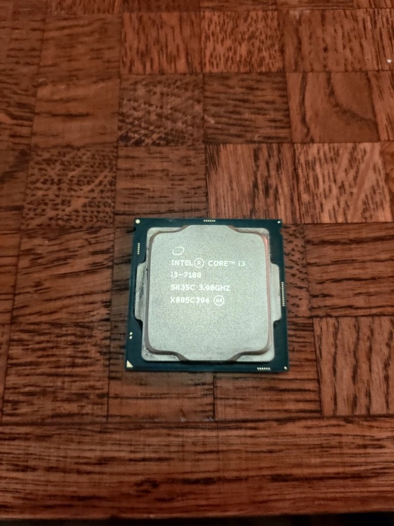 Intel Core i3 7100 processor, LGA 1151, Gebruikt, Ophalen of Verzenden, 3 tot 4 Ghz