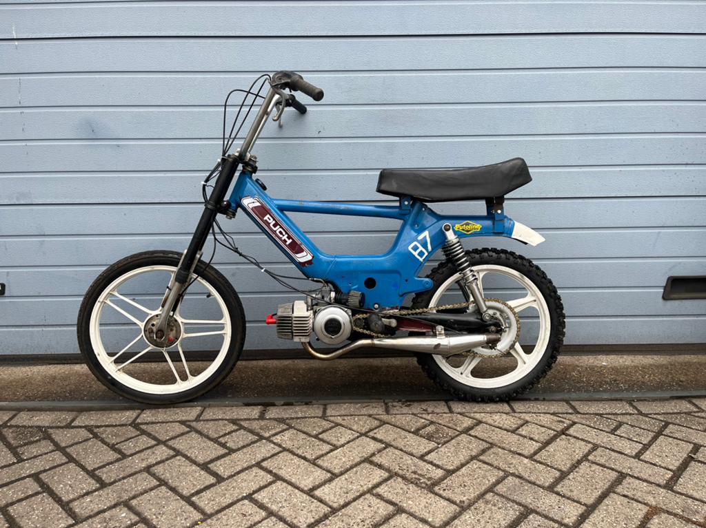 Cross Puch 70CC E50 zonder kenteken, Fietsen en Brommers, Brommers | Puch, Ophalen, 70 cc, Maxi