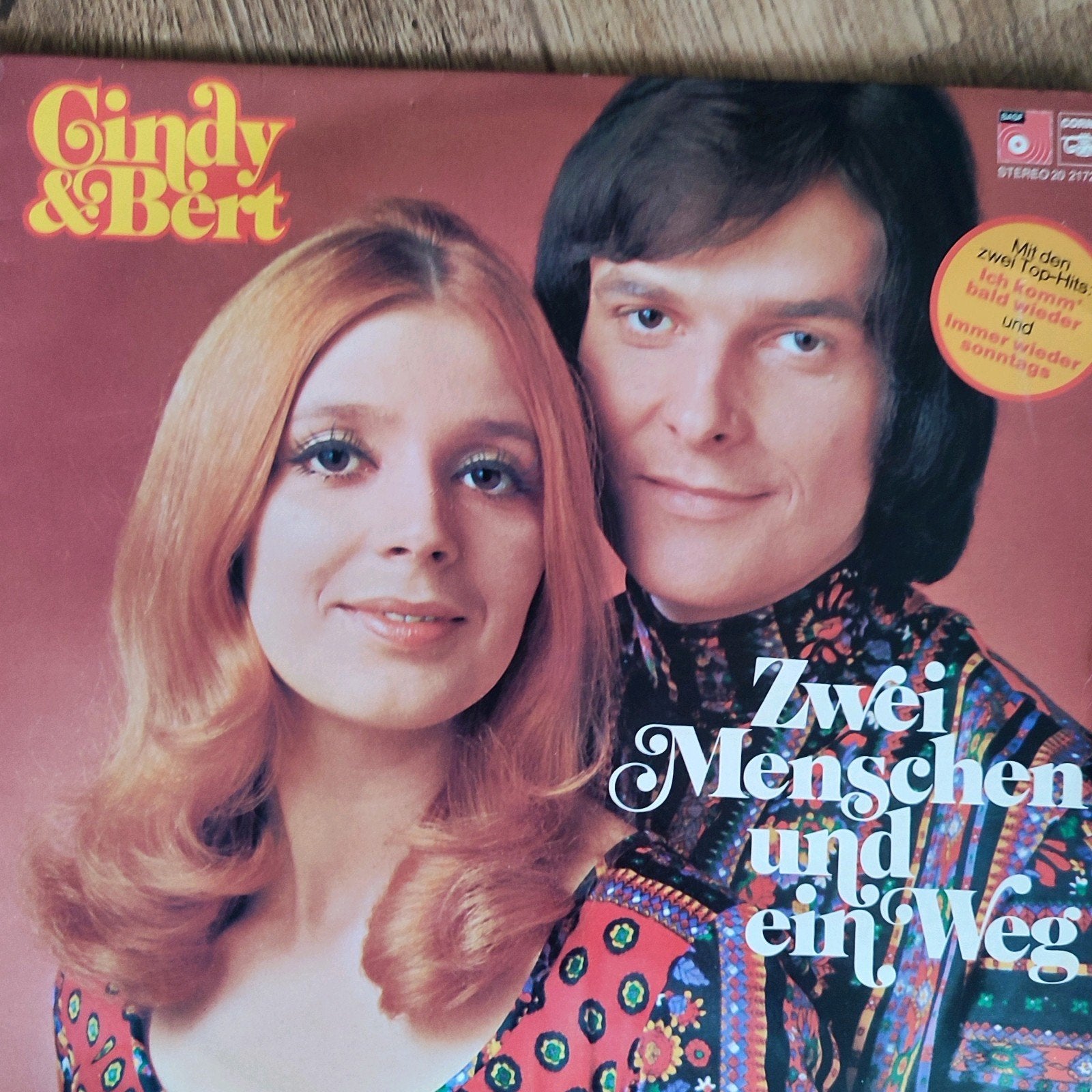 Cindy & Bert - Zwei Menschen und ein Weg LP (1972), LP, Gebruikt, Pop, Ophalen of Verzenden