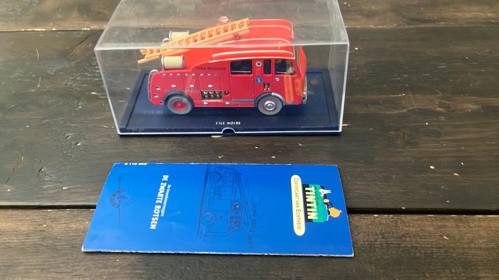 Kuifje auto: De zwarte rotsen, Verzamelen, Ophalen of Verzenden, Kuifje, Zo goed als nieuw, Beeldje of Figuurtje