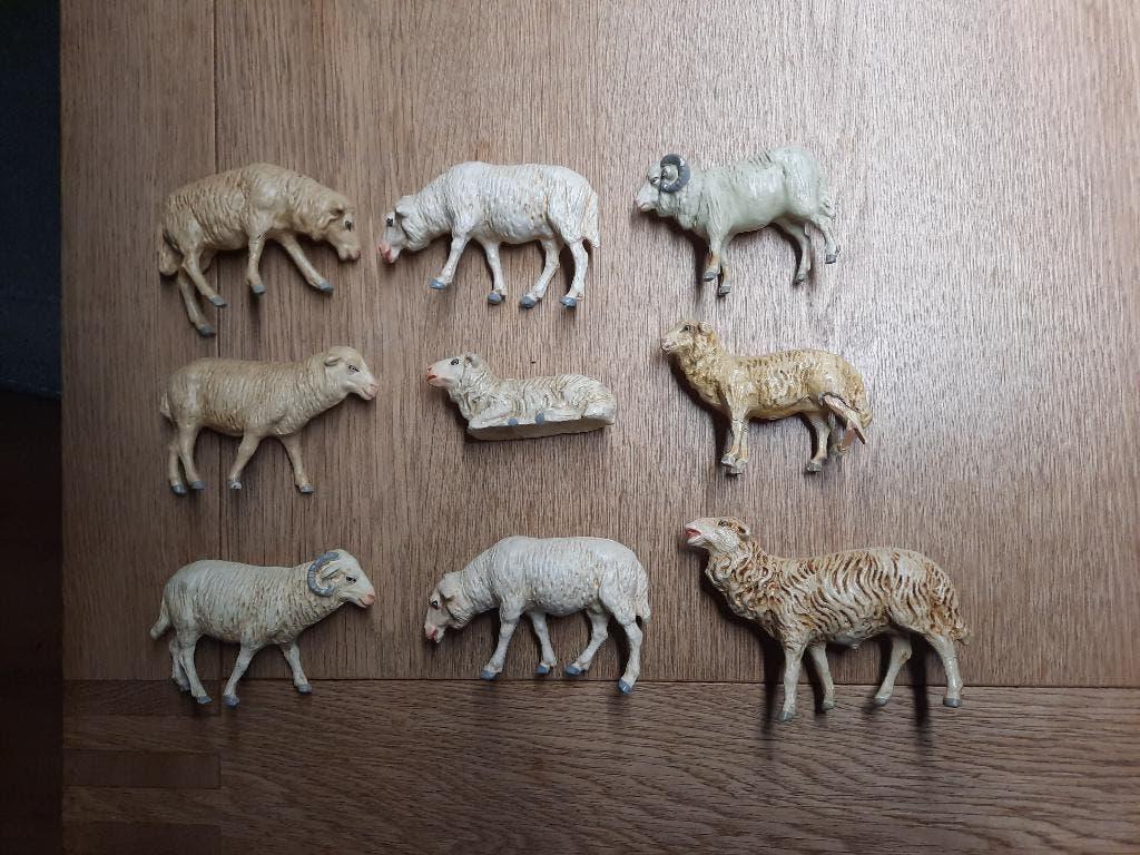 8 schapen voor kerststal. Doe redelijk bod., Diversen, Kerst, Ophalen of Verzenden