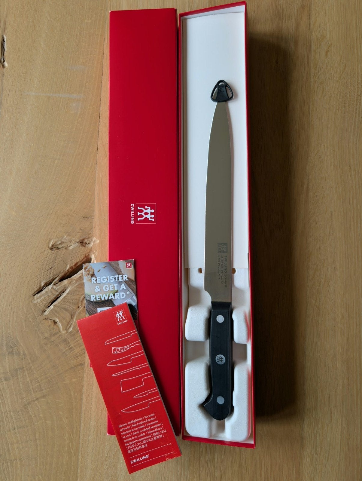 Zwilling Koksmes 200mm Nieuw - Made in Germany Solingen, Ophalen of Verzenden, Nieuw