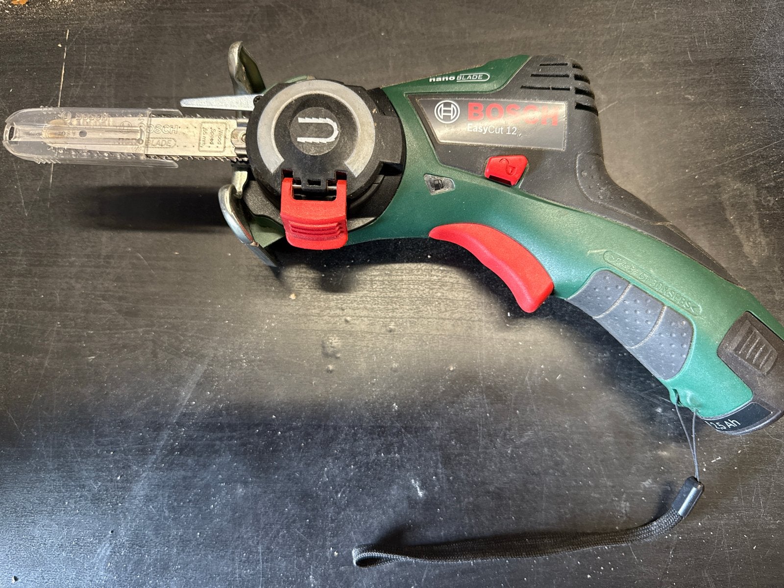 Bosch EasyCut 12 Accu Kettingzaag Nano, Kettingzaag, Ophalen of Verzenden, Zo goed als nieuw, 30 tot 70 mm