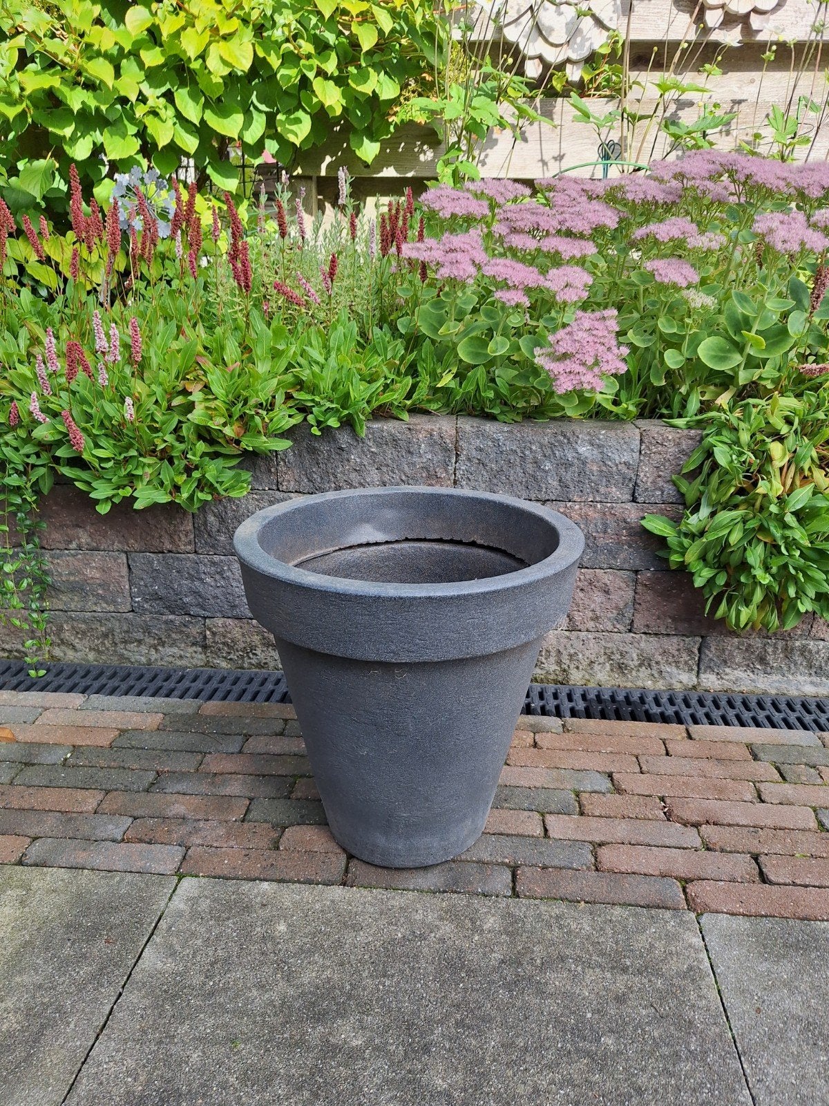 6 kunststof bloempotten, Ophalen, Rond, Kunststof, Balkon