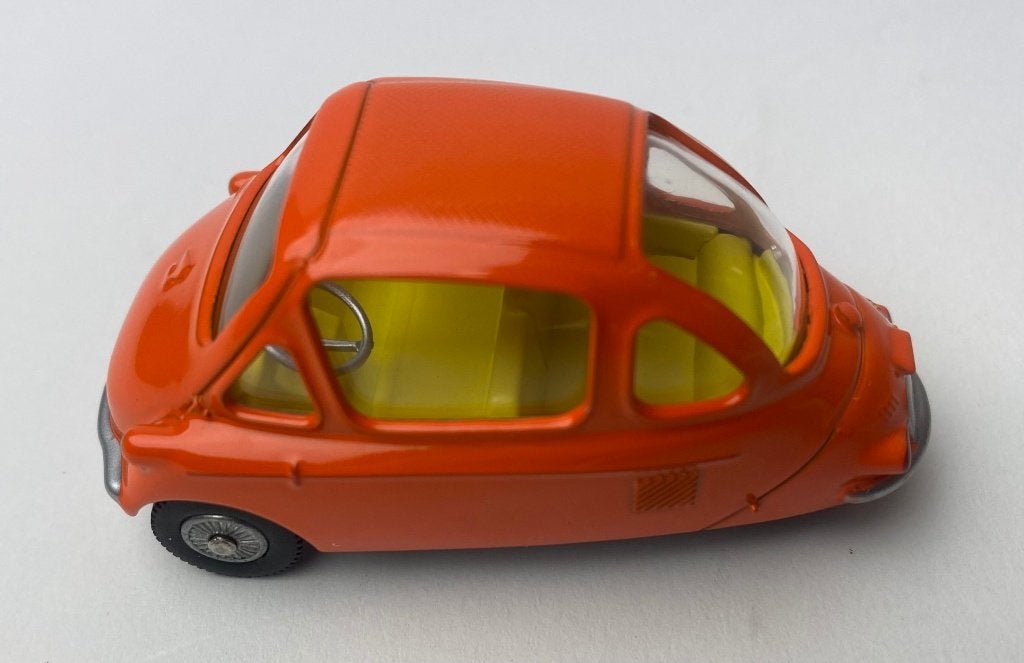 Corgi Club Model 1:43 Heinkel Economy Car oranje - No 233, Corgi, -, Nieuw, Ophalen of Verzenden