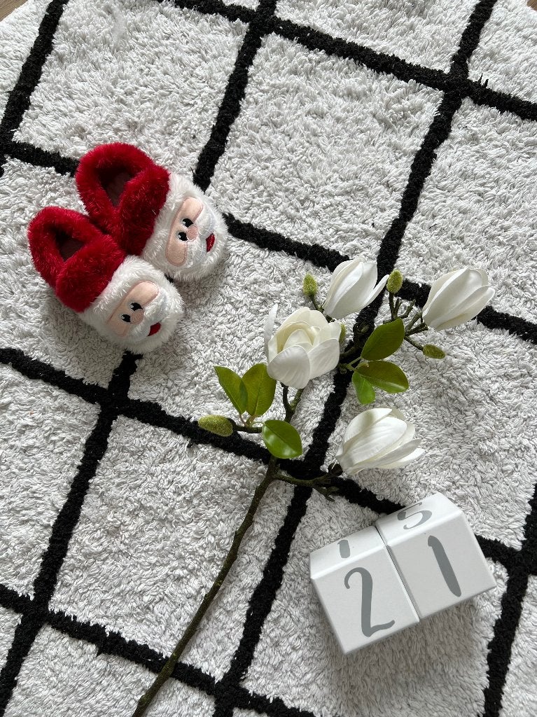 ZGAN rood wit kerst slippers pantoffels 20 21 baby peuter, Kinderen en Baby's, Babykleding | Schoentjes en Sokjes, Schoentjes
