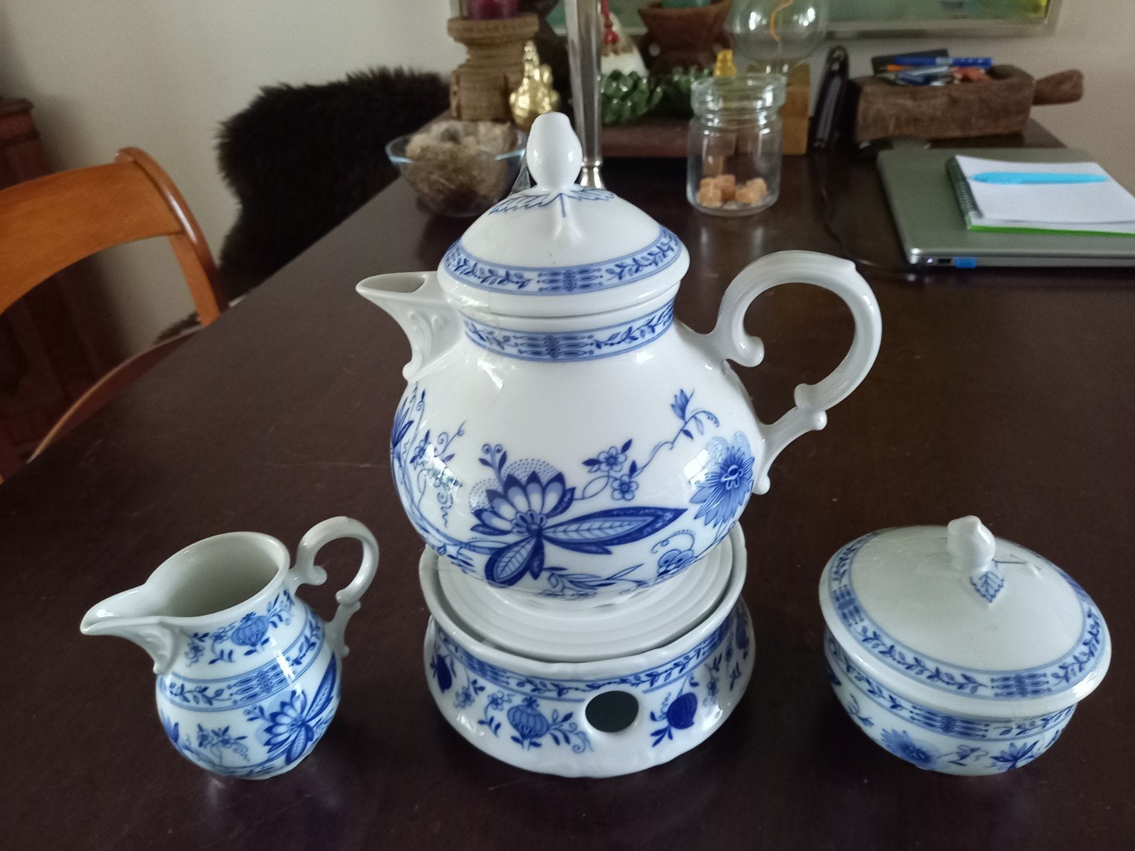 Mitterteich Zwiebelmuster Koffie-/Theeservies - 6 persoons, Ophalen