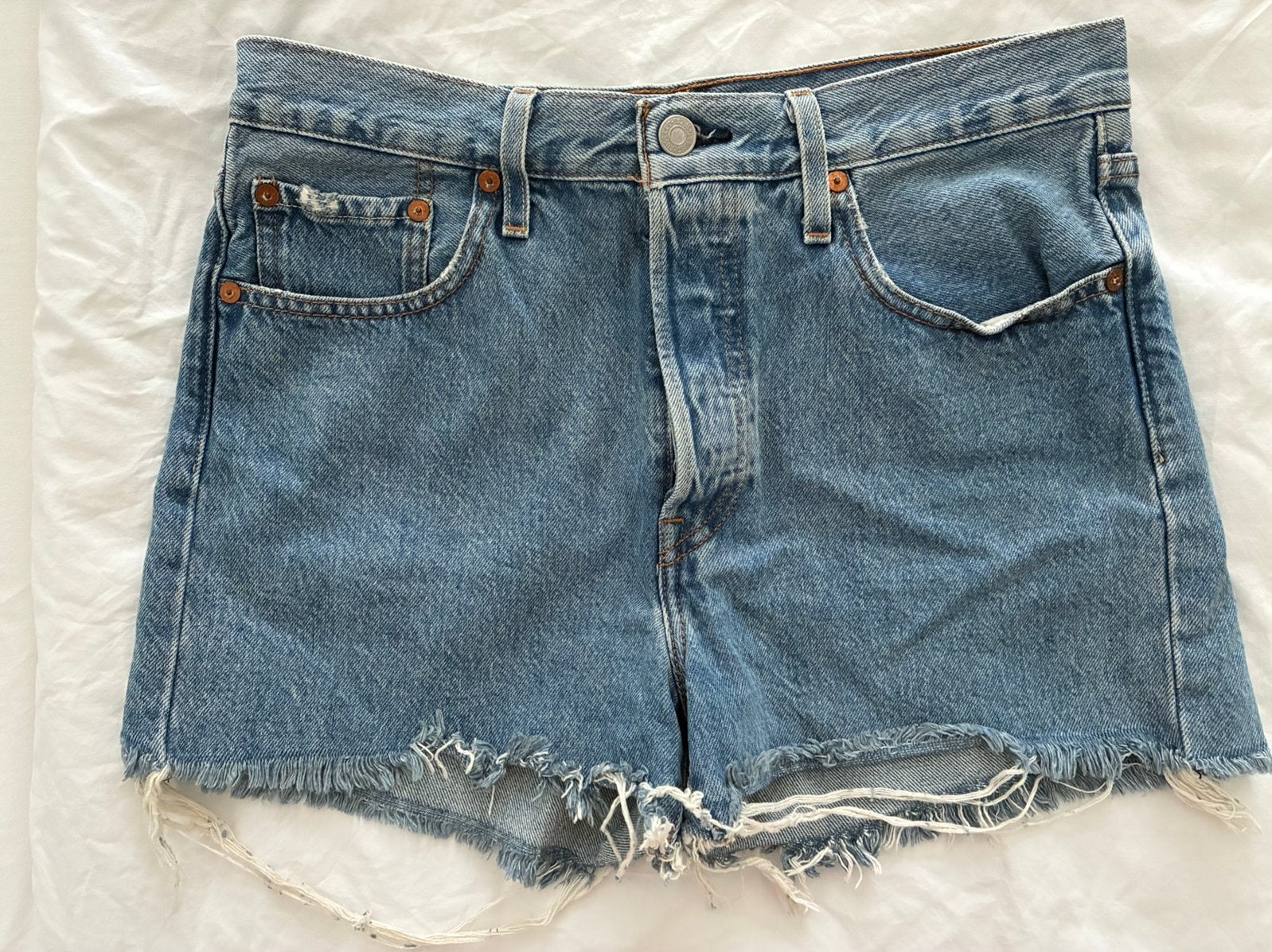 Levi’s short 501, Ophalen, Blauw, Zo goed als nieuw, W27 (confectie 34) of kleiner