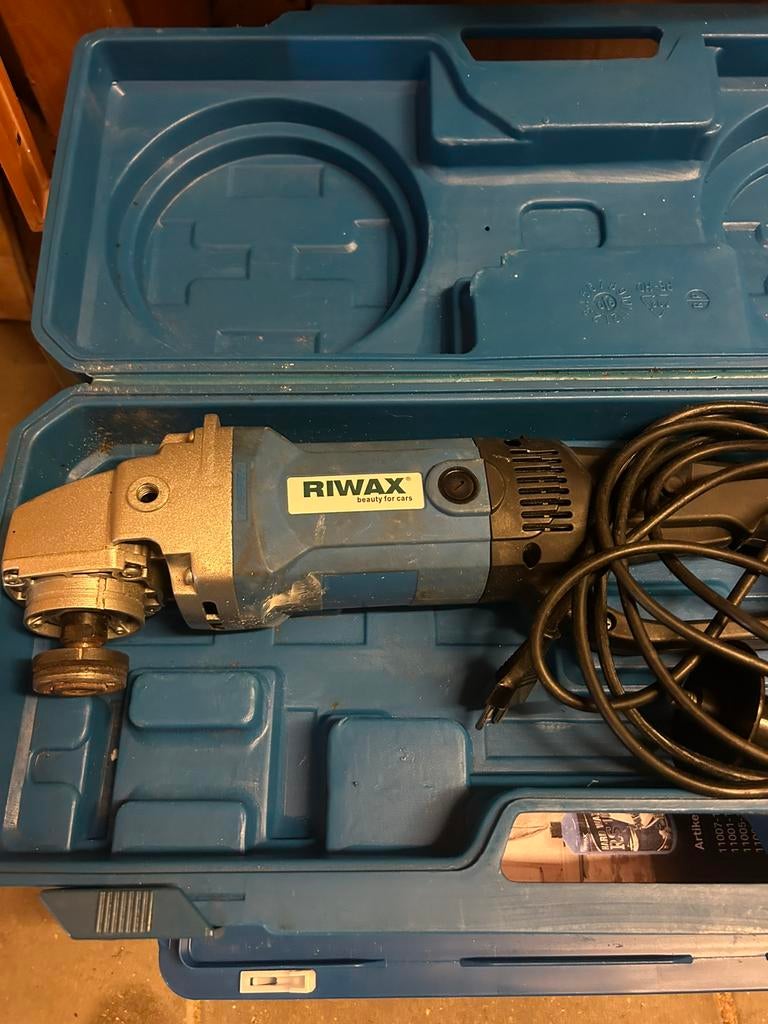 Riwax poetsmachine, Ophalen of Verzenden, Zo goed als nieuw, Boormachine