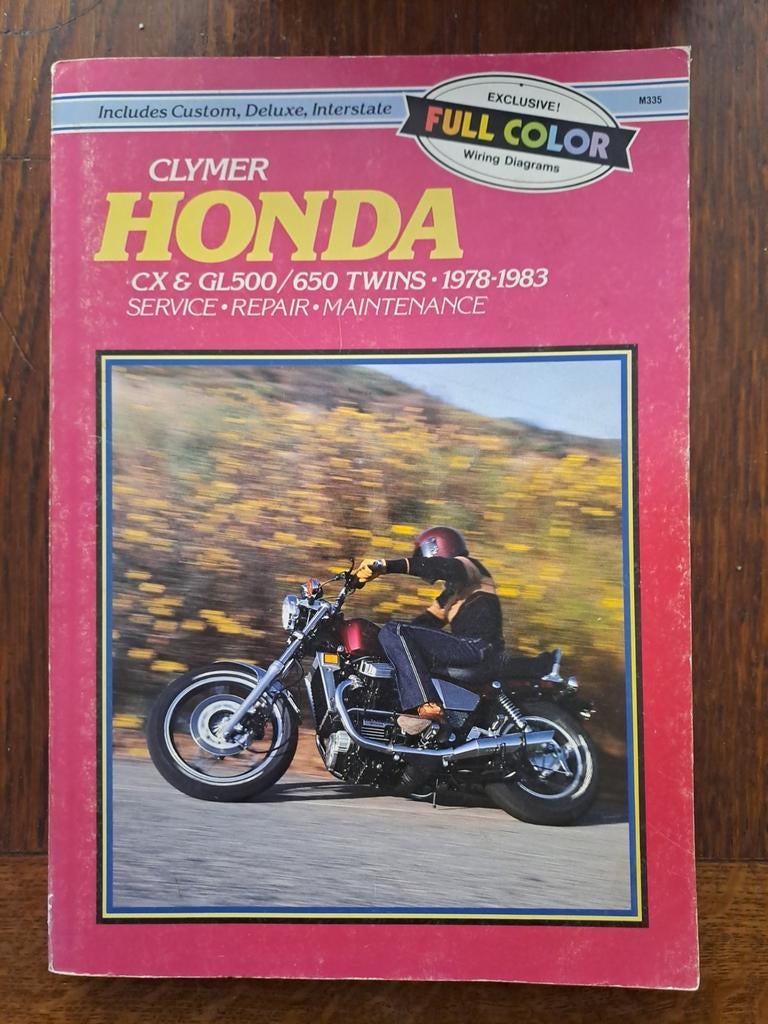 Clymer Honda CX & GL500/650 Twins Serviceboek (1978-1983), Ophalen of Verzenden, Gelezen, Honda, Clymer