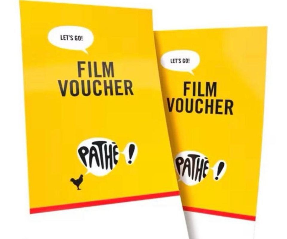 4x Pathé Film Voucher t.w.v. €15 – Voor €10,00 per stuk, Drie personen of meer, Vrijkaartje alle films