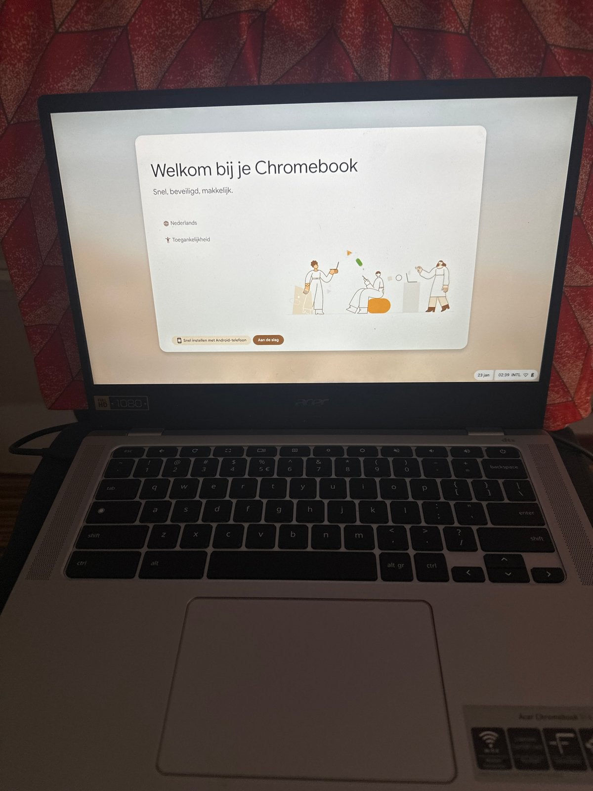 Prima Acer Chromebook CB514-2H-K33G, 14 inch, 4 GB of minder, 64 GB, Ophalen of Verzenden
