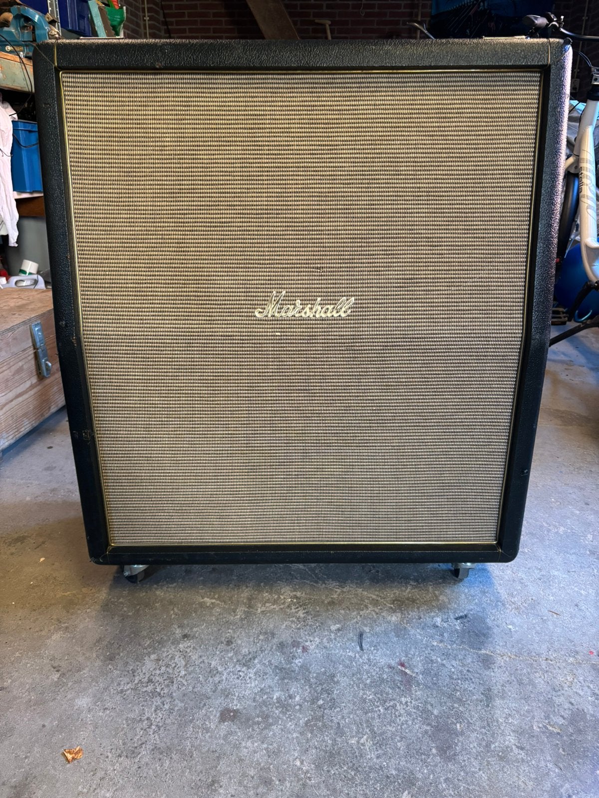 Marshall 1960 Tall Vintage 4x12 Engelse greenbacks, Ophalen, Zo goed als nieuw, 100 watt of meer