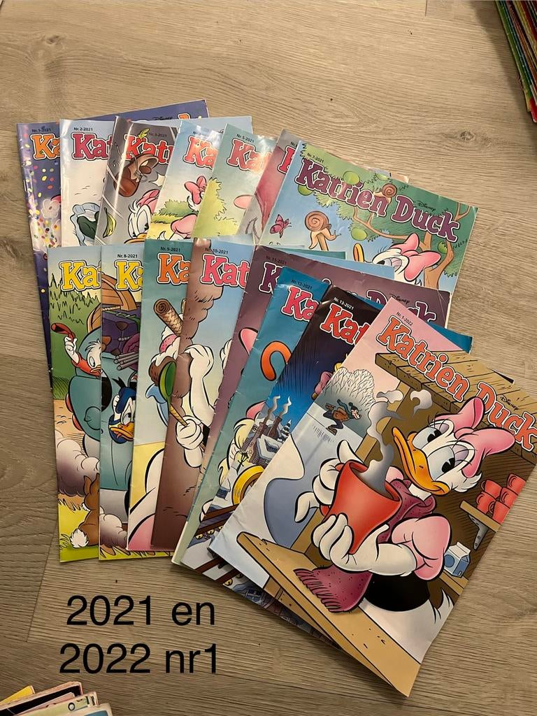 Katrien Duck tijdschriften, Boeken, Strips | Comics, Gelezen, Meerdere comics, Europa, Ophalen of Verzenden