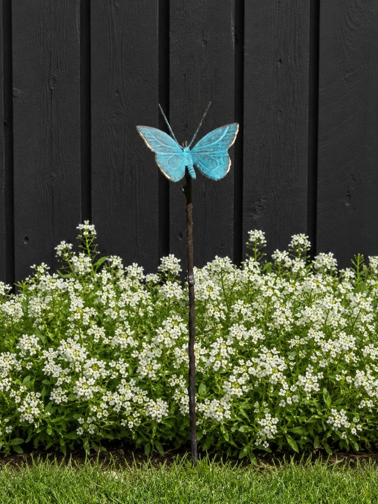 VLINDER / tuinprikker / brons, Huis en tuin decoratie Marie, Nieuw, Info@huisentuindecoratiemarie.nl, Peize