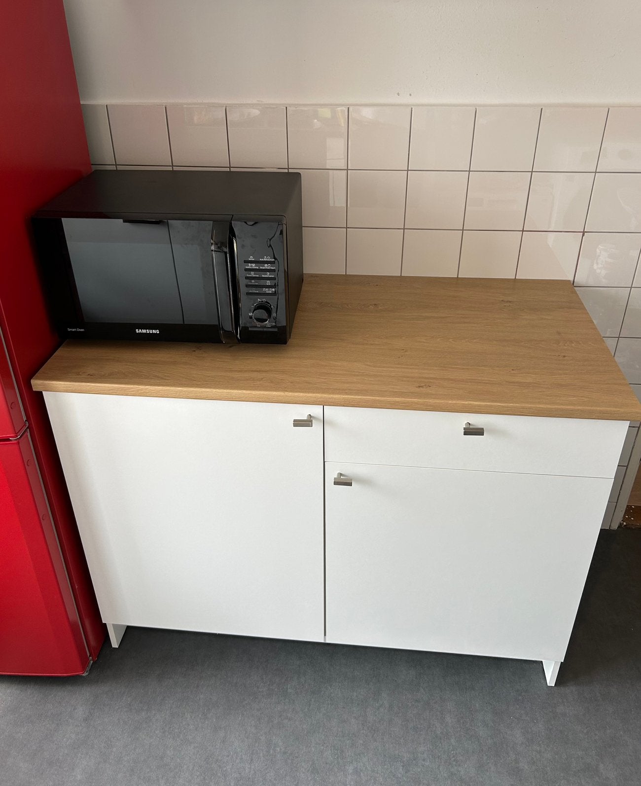 IKEA KNOXHULT kast, Huis en Inrichting, Keuken | Keukenelementen, Ophalen, 100 tot 150 cm, Wit, Zo goed als nieuw