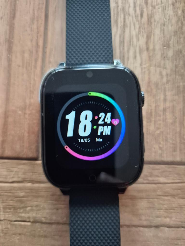 Smartwatch voor kinderen - Zwart, Sieraden, Tassen en Uiterlijk, Horloges | Kinderen, Ophalen of Verzenden, Nieuw, Zwart, Jongen of Meisje
