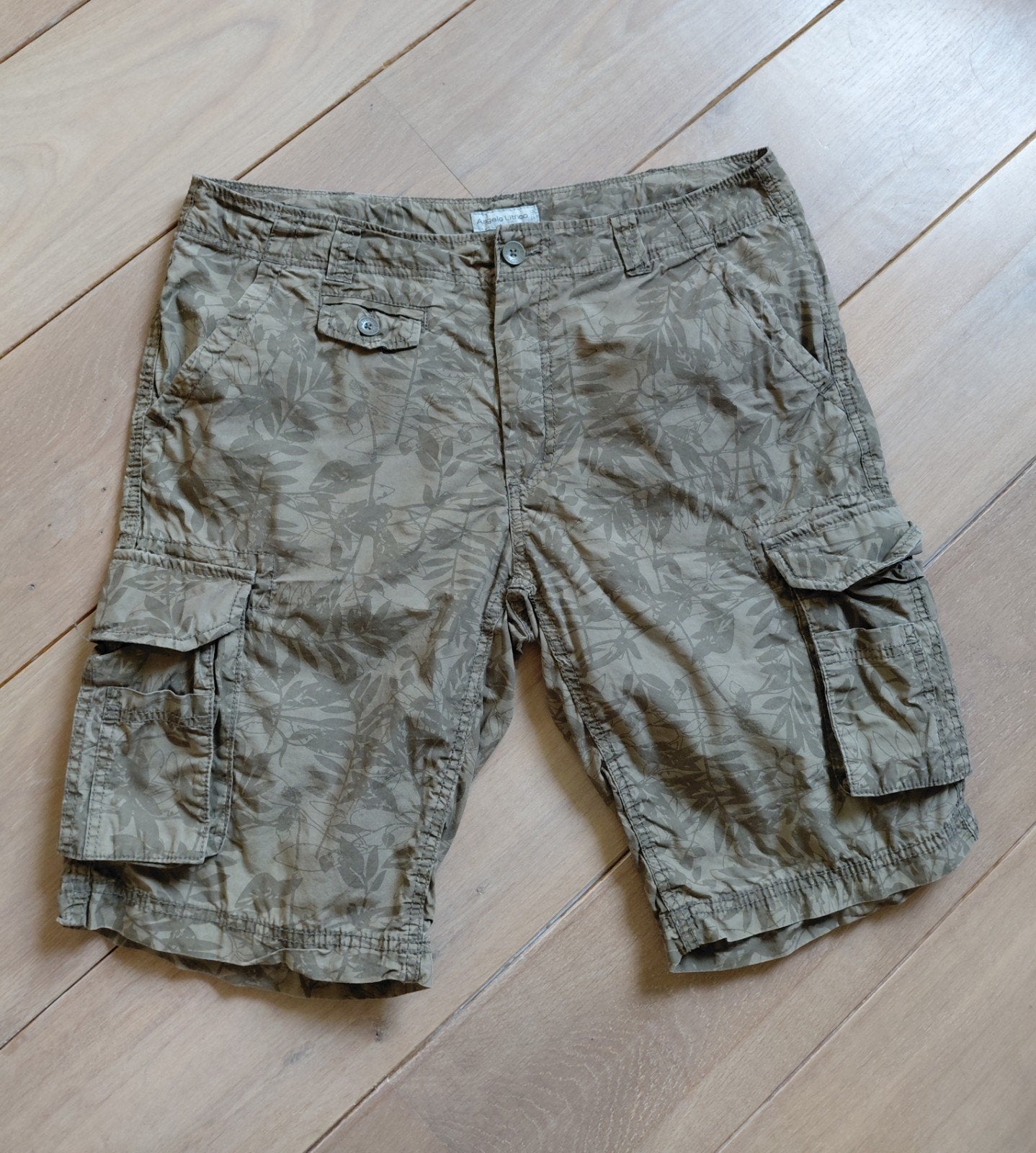 Als nieuw ANGELO LITRICO stoere heren Bermuda mt 50, Maat 48/50 (M), Angelo Litrico, Ophalen of Verzenden, Zo goed als nieuw
