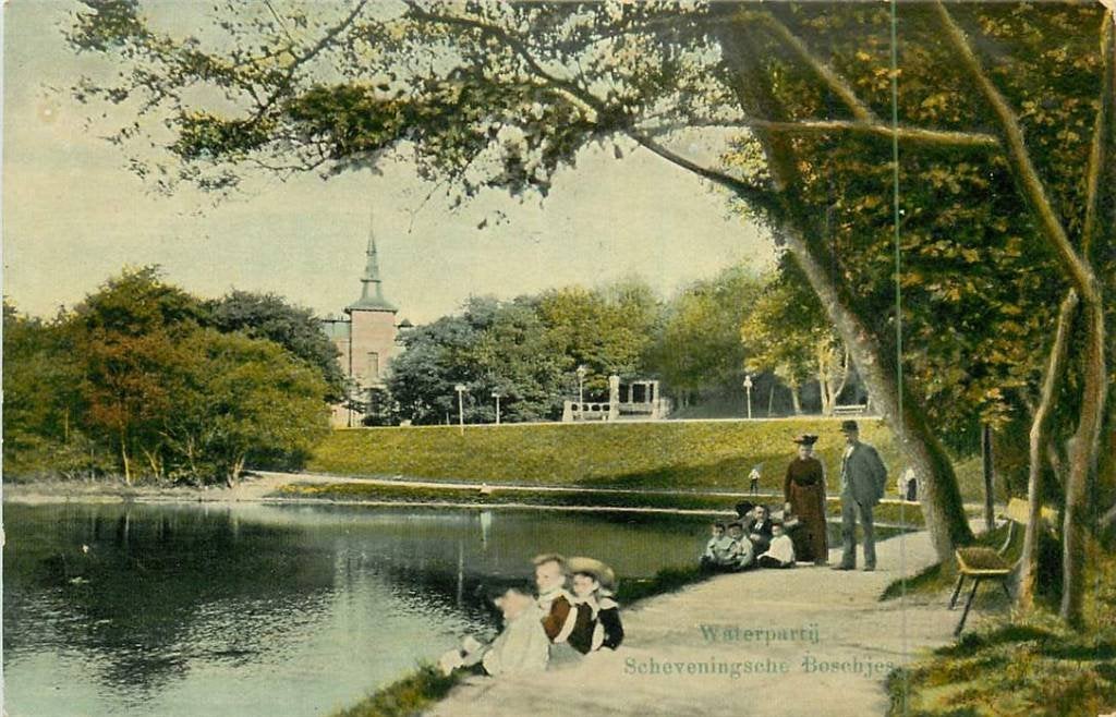 381-008-001 s Gravenhage Scheveningsche Boschjes, Verzenden, Voor 1920, Zuid-Holland