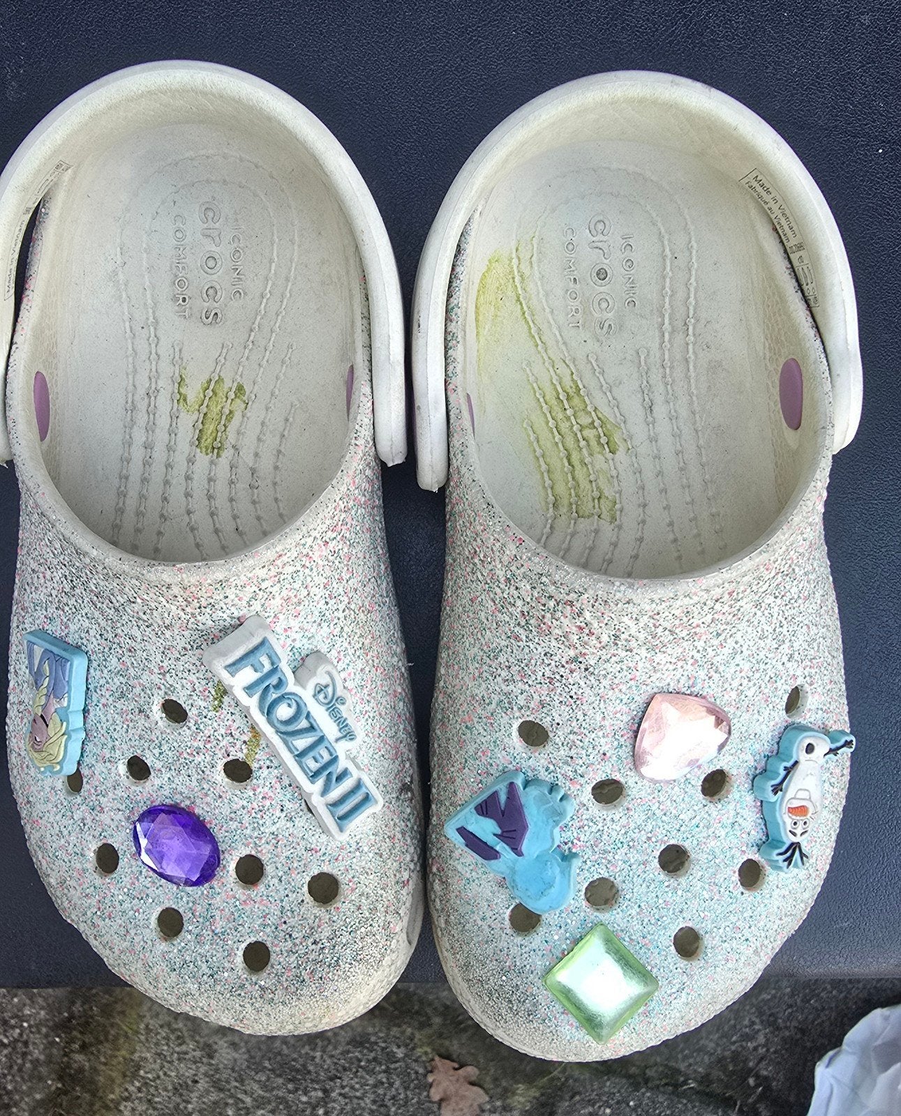 Crocs Frozen II glitter klompjes maat 27, Ophalen
