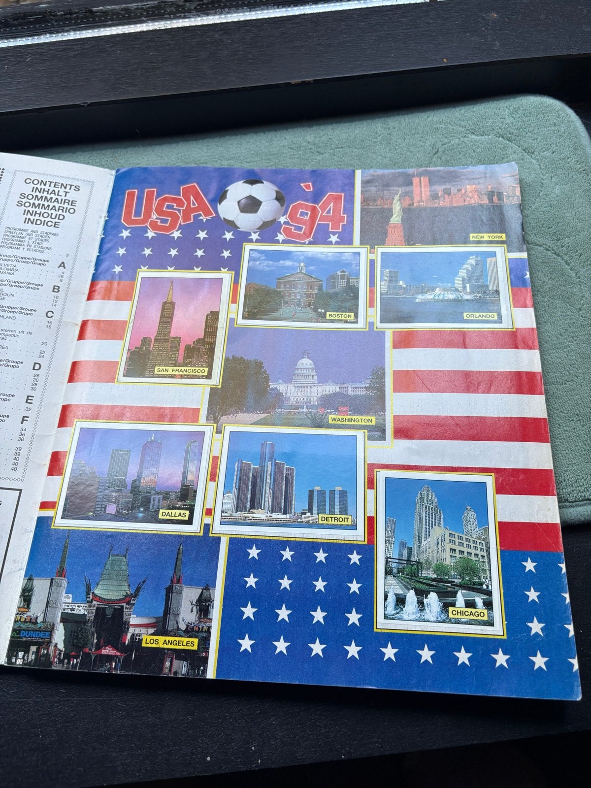 Panini USA '94 World Cup Stickerboek (compleet), Verzamelen, Ophalen of Verzenden, Gebruikt, Overige sporten, Boek of Tijdschrift