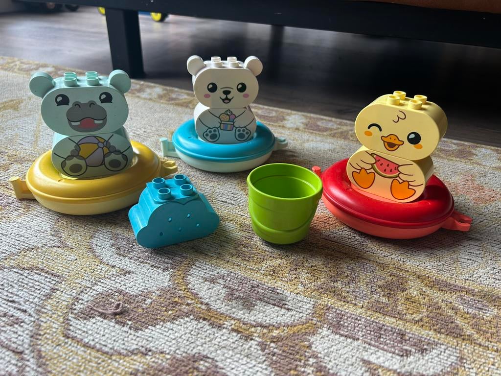 LEGO DUPLO Pret in Bad: Drijvende Dierentrein 10965, Ophalen of Verzenden, Zo goed als nieuw, Duplo