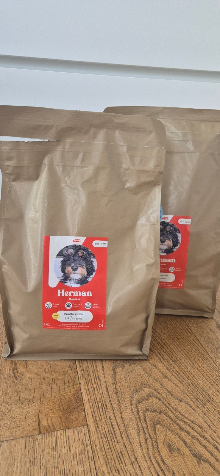 Just Russel hondenvoer, Hondenbrokken 5,4 kg zalm basis., Ophalen of Verzenden, Hond