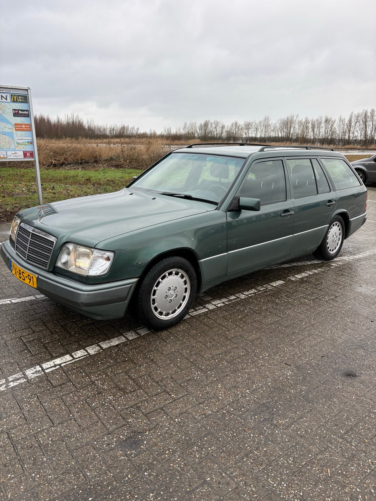 Mercedes-Benz E-Klasse 2.8 E280 Kombi AUT U9 1993 Groen, Automaat, Achterwielaandrijving, Origineel Nederlands, Stationwagon