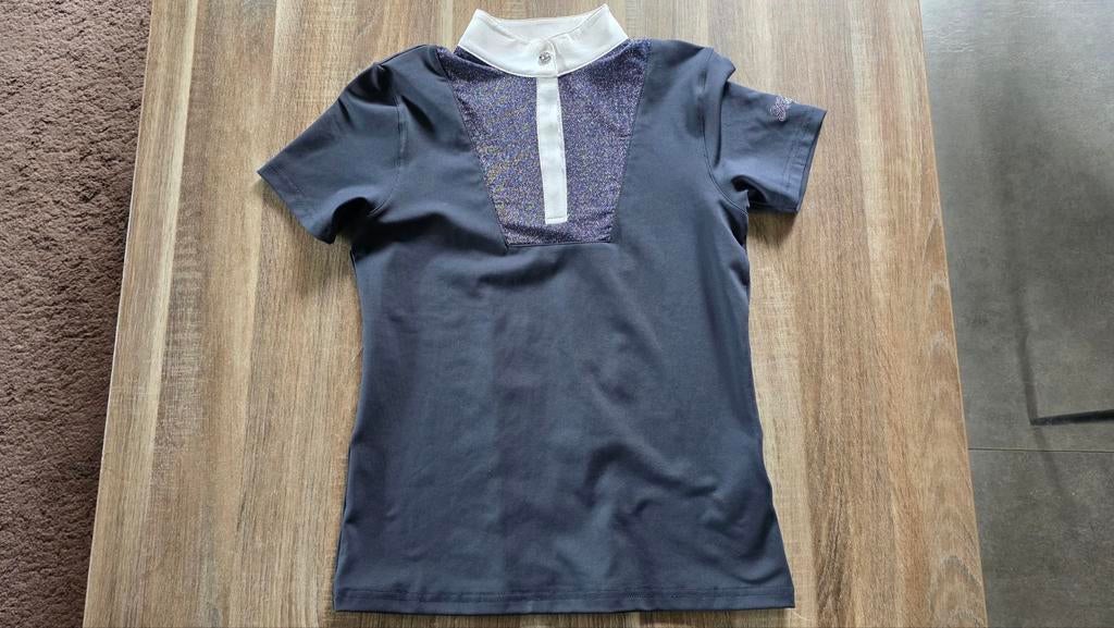 Wedstrijd shirtje, Dieren en Toebehoren, Paardrijkleding, Ophalen of Verzenden, Zo goed als nieuw, Dressuur, Bovenkleding