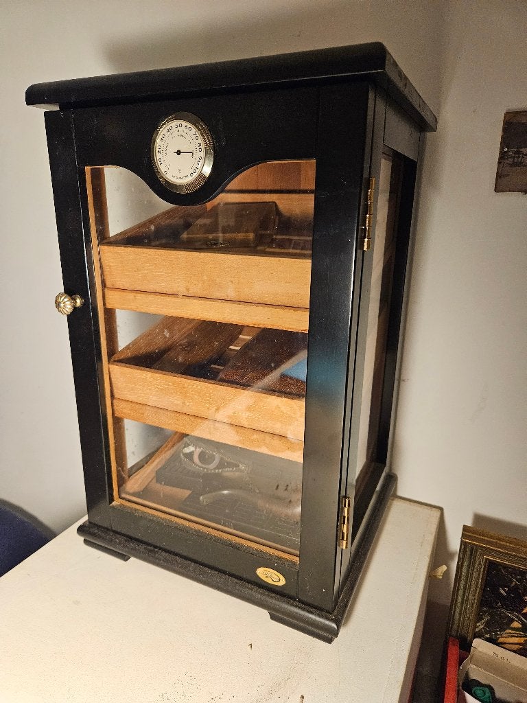 sigaren humidor, Ophalen, Gebruikt, Tabaksdoos of Verpakking