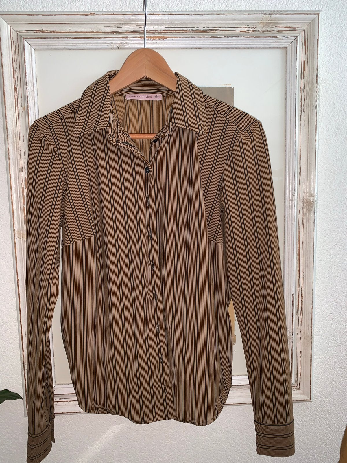 Studio Anneloes gestreepte blouse maat XS, Ophalen of Verzenden, Zo goed als nieuw, Maat 34 (XS) of kleiner, Bruin