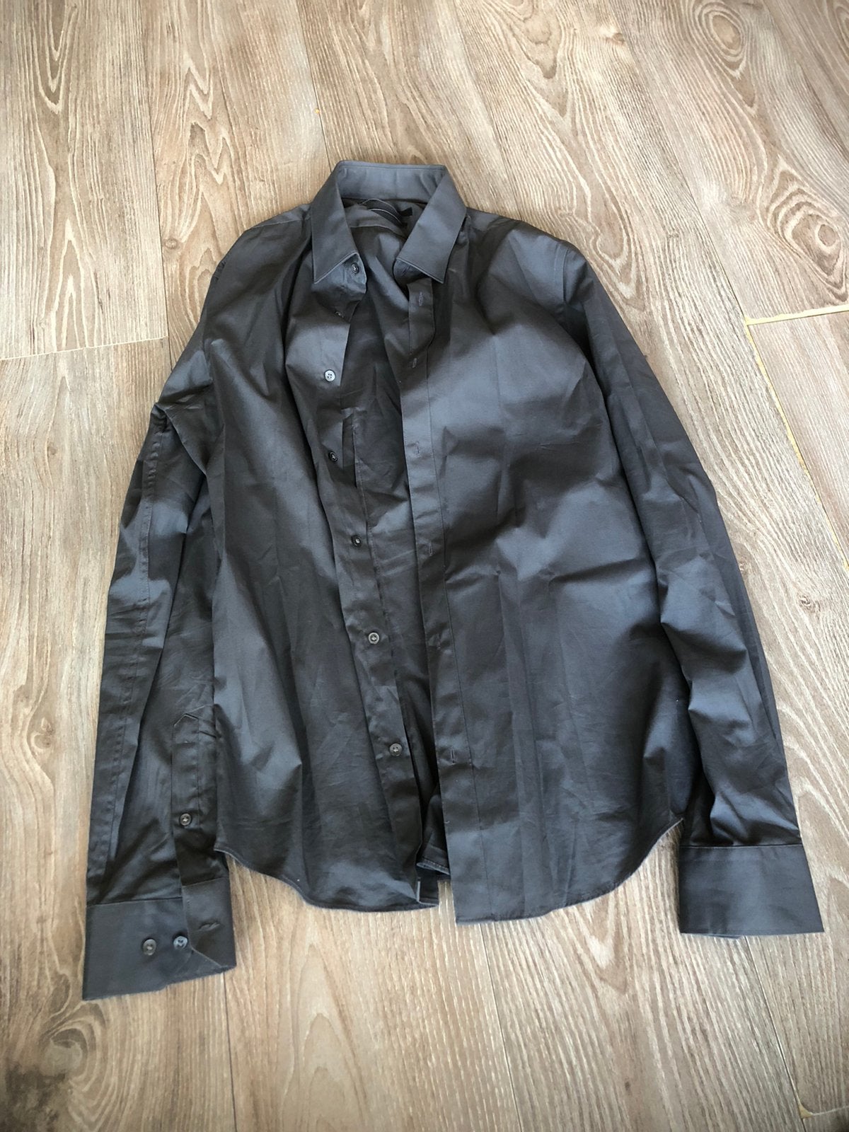 Mannen overhemden / longsleeves - Maat S en M, Ophalen of Verzenden, Zo goed als nieuw, Blauw, Halswijdte 39/40 (M)